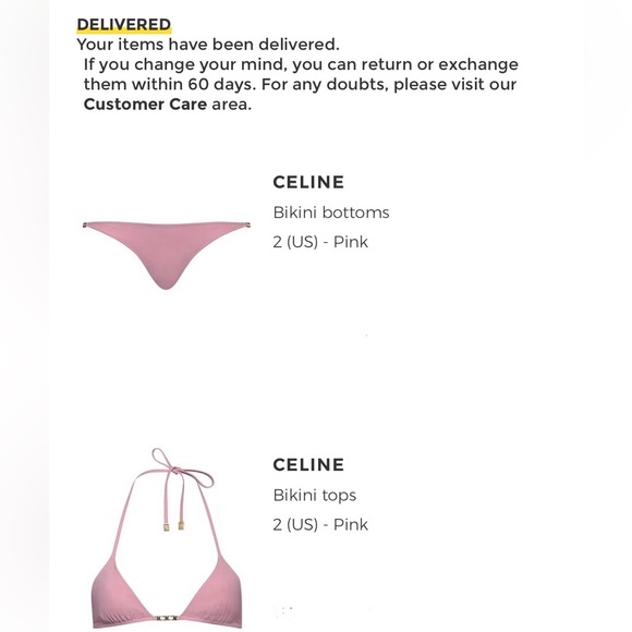Celine Bikini Set (Never worn) size FR 34 / US XS / US 0-2 - Picture 4 of 5